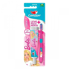 KIT CONDOR GEL/ESC DENTAL JR BARBIE