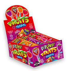 DIP LOKO NEON FRUTAS 3D 30X10G