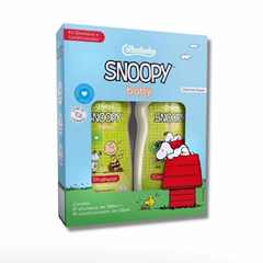 KIT COTTON SNOOPY SH/COND GOT DE CAMOMIL