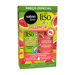 MEU LISO KIDS KIT SH+COND 200ML MELANCIA