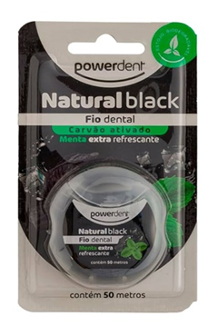 FIO DENTAL NATURAL BLACK 50M PWD