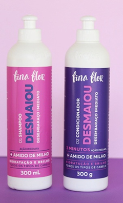 KIT FFLOR DESMAIOU SH+COND T TIPOS 300ML
