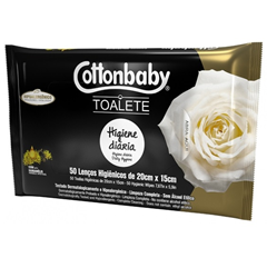 LENC COTTON TOALETE 50UN HIGIENE DIARIA