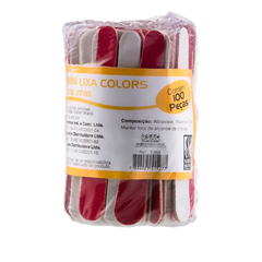 MINI LIXA COLORS P/UNHAS C/100UN