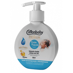 SAB LIQ COTTON PREM 200ML RECEM NASCIDO